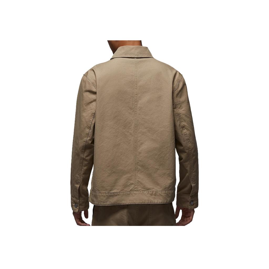 Jordan Essentials Чикаго Однотонная Свободная Удобная Модная Теплая Куртка Мужская Куртка Коричневая HF9318257