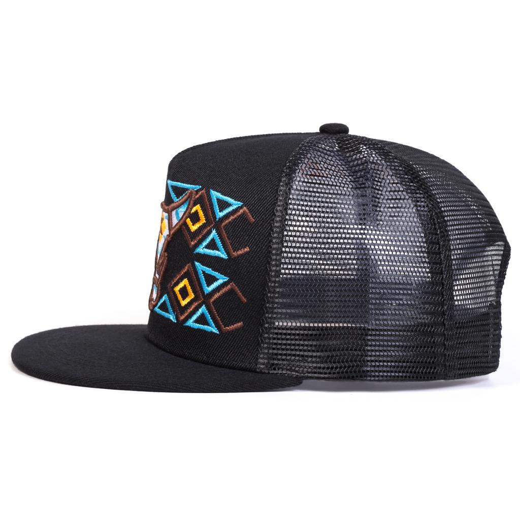 Мужская разноцветная вышитая хип-хоп кепка с головой быка, сетчатая кепка, уличная регулируемая солнцезащитная кепка для отдыха, весенне-осенняя, для путешествий, туризма, пляжного отдыха