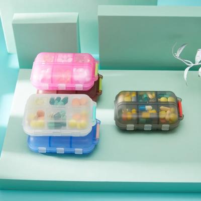 Tcare Портативный контейнер для таблеток Складной Контейнер для лекарств Таблетки Капсулы Таблетки Пластиковые Пустые Органайзер для лекарств Футляры