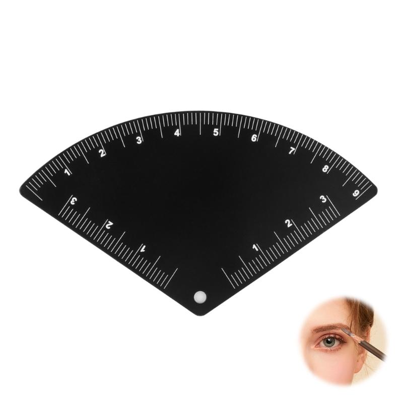 Adjustable Brow Stencils Featuring Measurement Markers & Type Templates Easy to Carry for Excellent Application Use