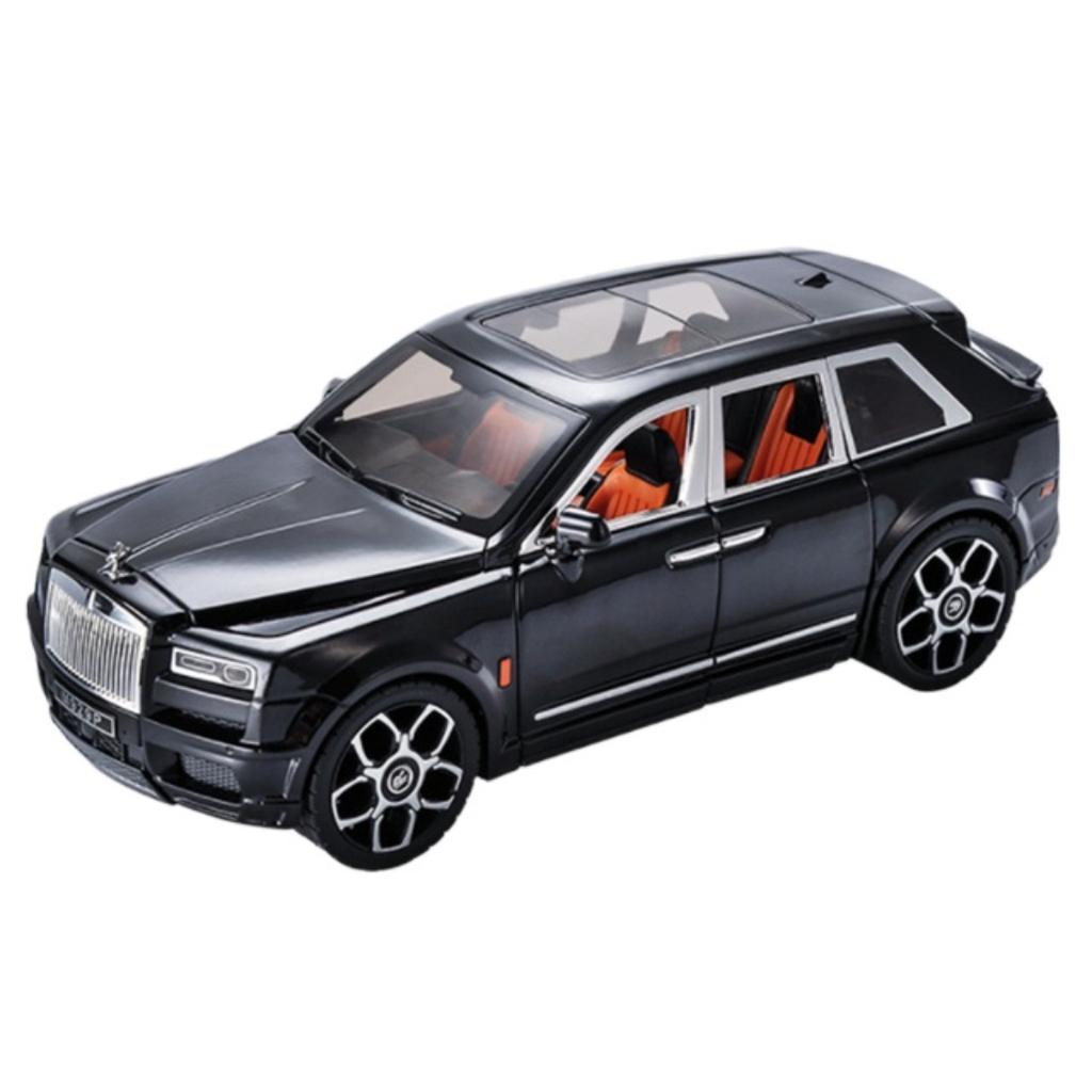 Большой размер 1/20 Rolls Royce SUV Cullinan Alloy Luxy Car Model Diecast Metal Toy Vehicles Car Model Sound and Light Children Gift