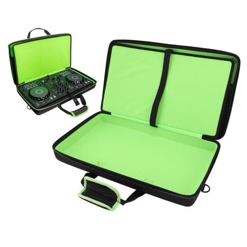 DJ Controller Case for DDJ FLX4 FLX2 400 SB2 SB3 REV1, EVA Padded DJ Controller Travel Storage Bag, Protective DJ Controller Carrying Case with Adjust