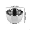 Shaving Bowl Wet Cup Smooth Portable Heavy Duty Grooming Set Shave Soap for Valentines