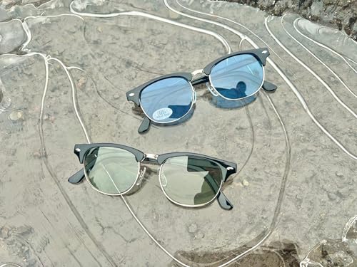 Что скажете CLASSIC OUTDOOR УФ400 Поляризационные Линзы Полуободковые Цветные Линзы Солнцезащитные Очки Прозрачные Линзы Модные Очки (Прозрачный/Полузолотой)