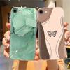 Чехол для iPhone SE 2020 Модный Мультяшный Мягкий ТПУ Задняя Крышка Для iPhone SE Прозрачный Силиконовый Корпус Защитные Чехлы Для iPhoneSE