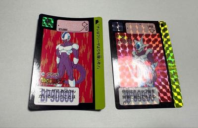 Б/у Набор из 2 карт Dragon Ball Z Carddass Cooler 1991 г.