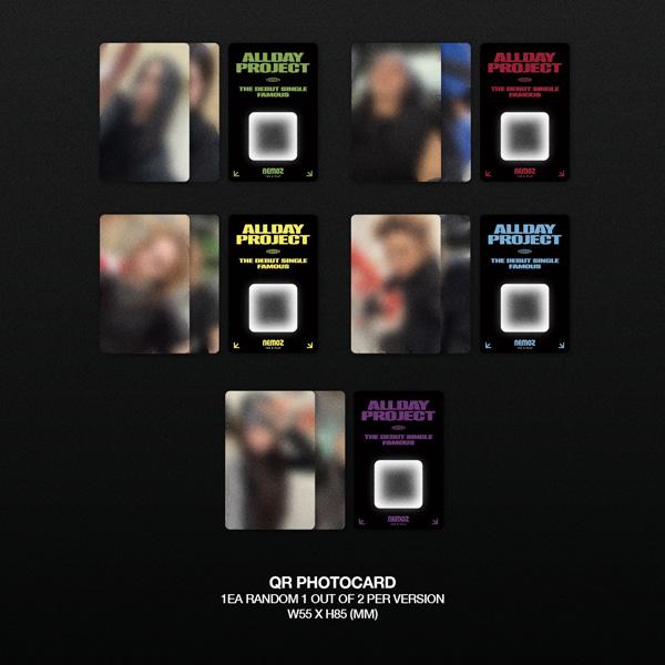 ALLDAY PROJECT Дебютный сингл [FAMOUS] мультяшная версия. [Случайная версия]