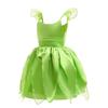 Dressy Daisy Платье принцессы Зеленой Феи с крыльями бабочки для вечеринки для малышей, нарядные размеры для девочек, Хэллоуин, День рождения, Платье, 5-6