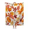Pumpkin Blanket Flannel Blanket Soft Comfortable Lightweight Suitable For Sofa Travel Halloween Themed Bedroom Decor