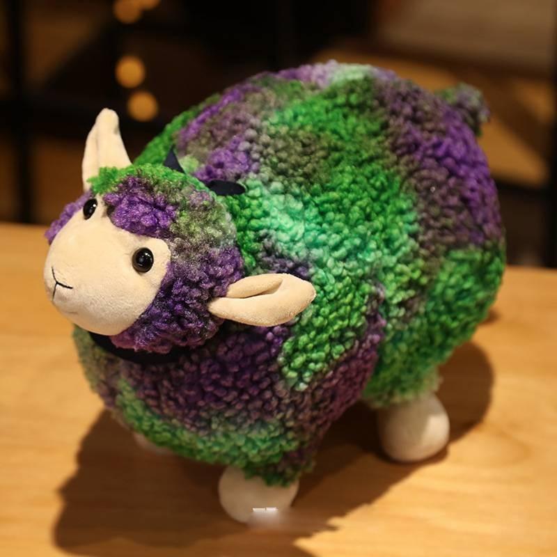 Игрушечное животное Овца Мягкая плюшевая декоративная кукла Украшение комнаты Подарок детям