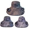 UV Protection Wide Brim Sun Cap Camouflage Cooling Fisherman Hat Portable Sun Bucket Hat  Farmer