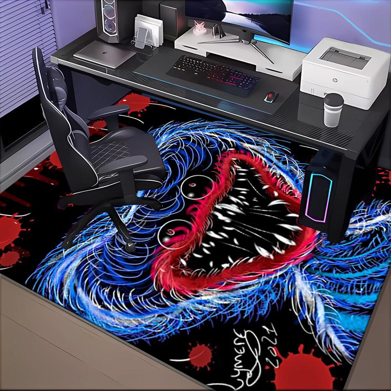 Blue Monster Huggy Family Area Rug Suitable for Indoor And Outdoor,Carpets for Kitchens, Homes, Offices, Living Rooms,Home Decor,Christmas Gift