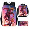 Spider-Man School Bag Lunch Bag Pencil Bag Elementary School Backpack Cartoon Peripheral Backpack Children's Bag Three-piece Set