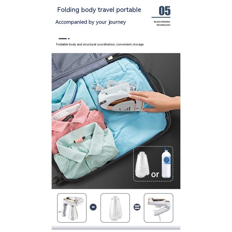 Ручная складная гладильная машина для одежды, бытовой мини-паровой утюг мощностью 1600 Вт, дорожная гладильная машина с регулировкой температуры