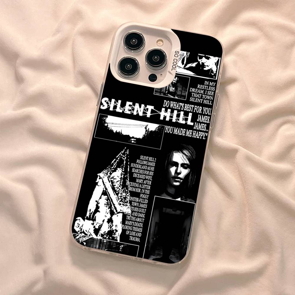 Чехол для телефона в цвете Horror Games S-Silent H-Hill Для IPhone 17 16 15 14 13 12 11 Pro Max Plus Pro