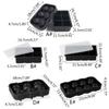 Ice Balls Maker Reusable Ice Cube Tray Easy Release Silicone Square Round Ice Cube Tray for Whiskey Cocktails Bourbons