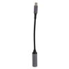 DC to Type C Cable 6.5mmx1.4mm 100W Female Input to Male Output Nylon Type C to DC6514 Cable for Tablet Phone PC