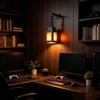 Пиксельная настенная лампа Minecraft RGB LED с пультом дистанционного управления, креативный декор для фанатов игр