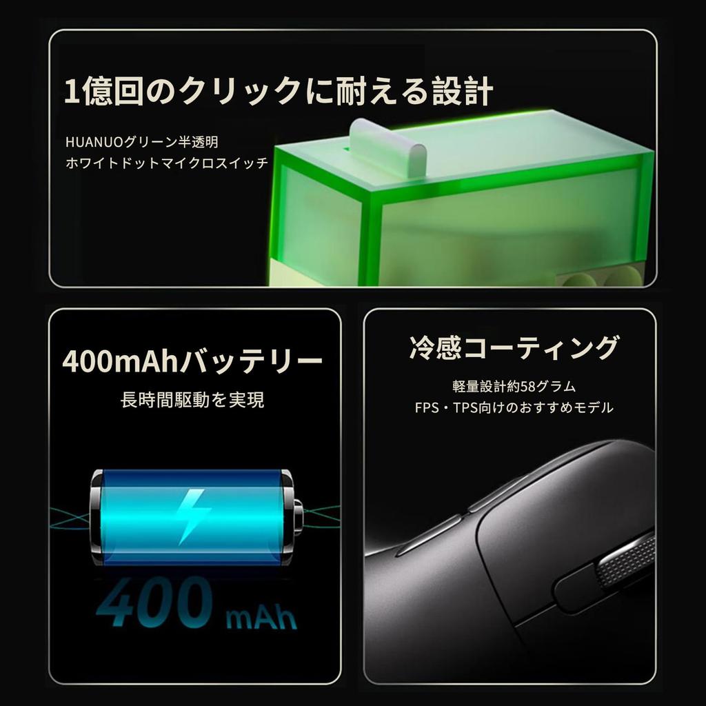 OUSEITECH x AJAZZ AJ179 APEX Беспроводная игровая мышь Низкий вес OLED-дисплей с магнитной зарядкой 30000 750 8K Опрос Pixart PAW3950 Оптическая 50G DPI