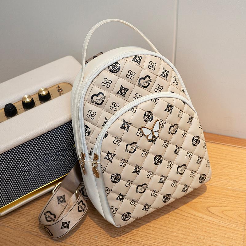 Сумка через плечо с принтом в стиле ретро, многофункциональная школьная сумка, повседневные рюкзаки большой вместимости