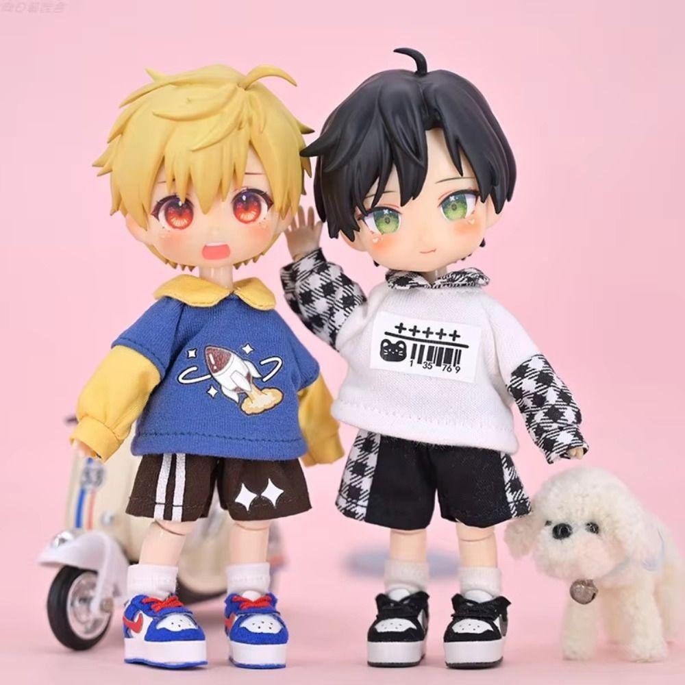 Наряды OB11 Ручная работа Наряд Obitsu11 Сделай сам Игрушечная кукла Толстовка Шорты 1/12 Bjd