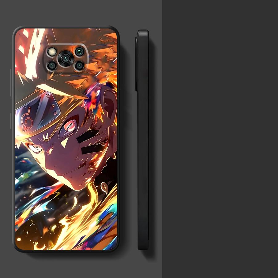 Cool N-Narutos Sasuke Black Soft Phone Cover Case for Xiaomi Poco C40 C71 C50 F1 C61 F3 C75 M5 M3 M4 M7 Pro X3 X4 X5 X7 Pro