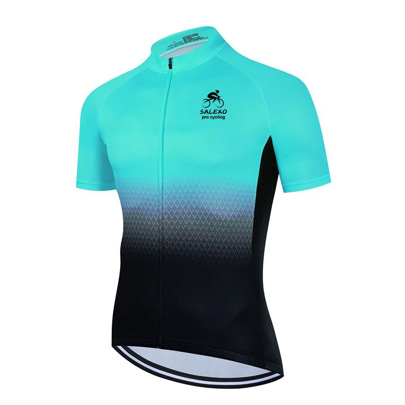 2024 Salexo Ropa Ciclismo летний мужской комплект веломайки с коротким рукавом гоночный горный велосипед велоспорт одежда велосипедная одежда костюм