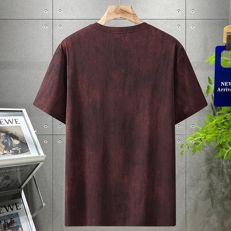 4XL-12XL Большие размеры Топы Мужские футболки Летняя винтажная одежда Модные футболки Футболка большого размера с коротким рукавом