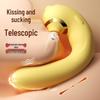Телескопическая вибрирующая носимая игрушка для взрослых женщин в форме морского конька с сильным всасыванием и вибрацией