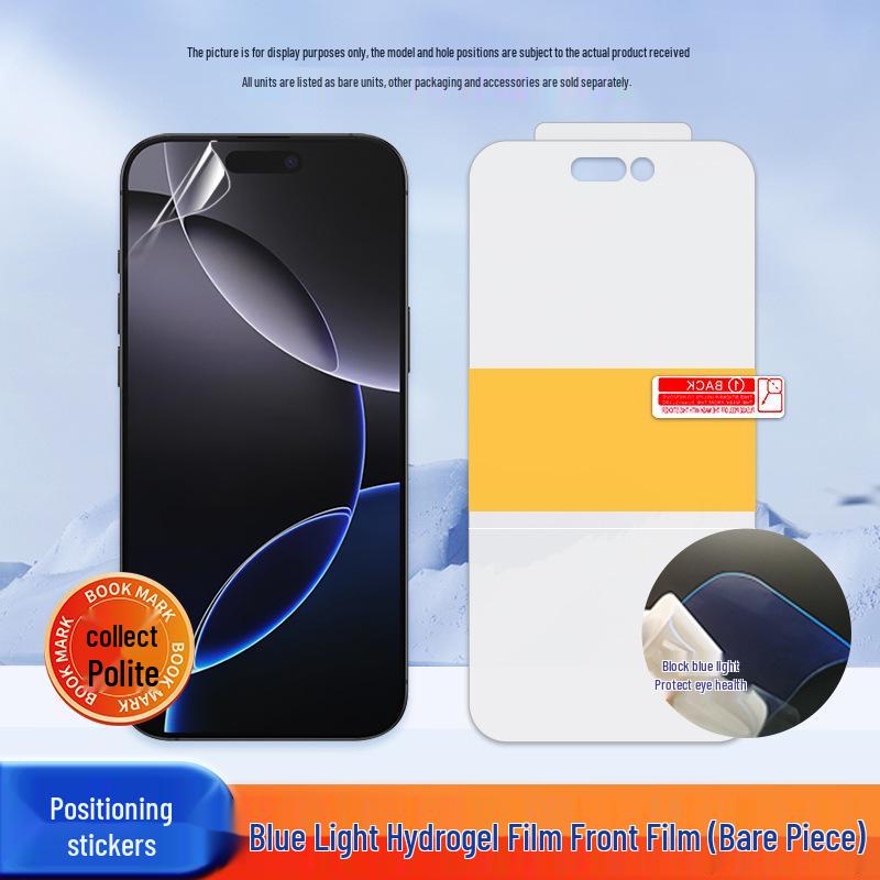 Совместимая пленка для телефона Oppo Reno 16C/FS - Гидрогелевая защитная пленка высокой четкости на весь экран для моделей 15C/14F.