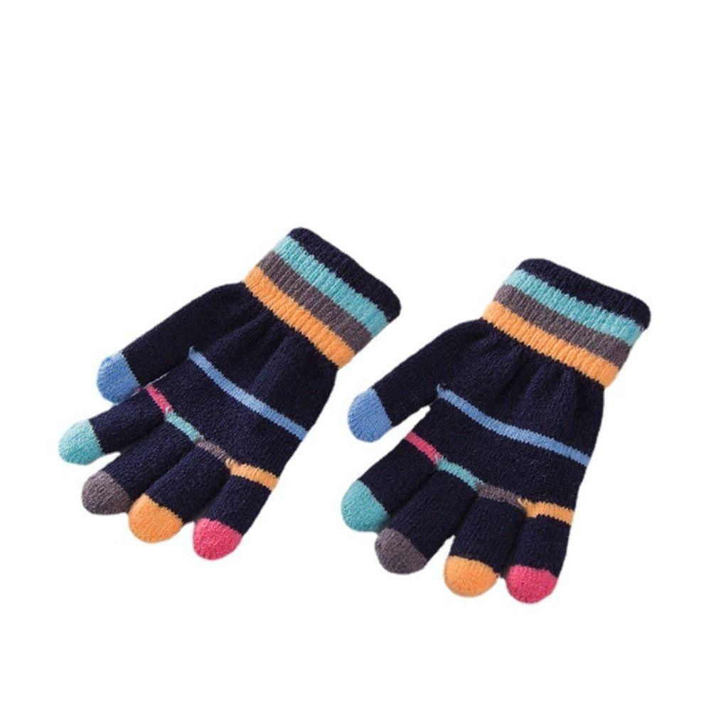 Вязаные детские перчатки без пальцев перчатки без пальцев мультфильмы вязаные варежки мальчики девочки