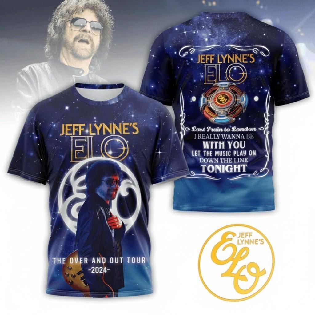Electric Light Orchestra ELO Band Tour 3D T-shirt S to 5XL 2F1630