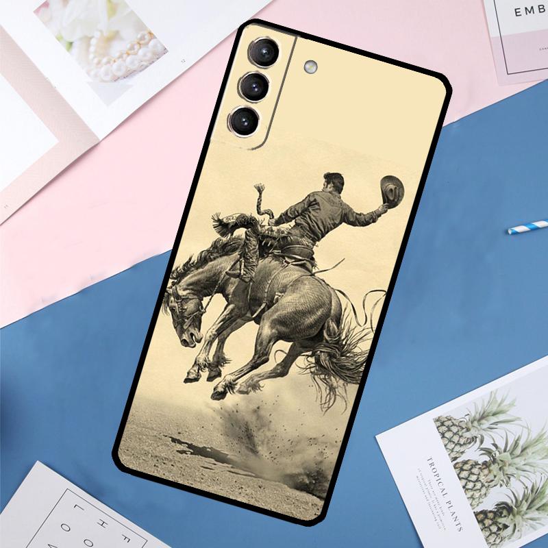 Чехол Cowboy для Samsung Galaxy S24 S23 S22 Ultra S20 S21 FE S8 S9 S10 Plus Note 10 20 Ultra