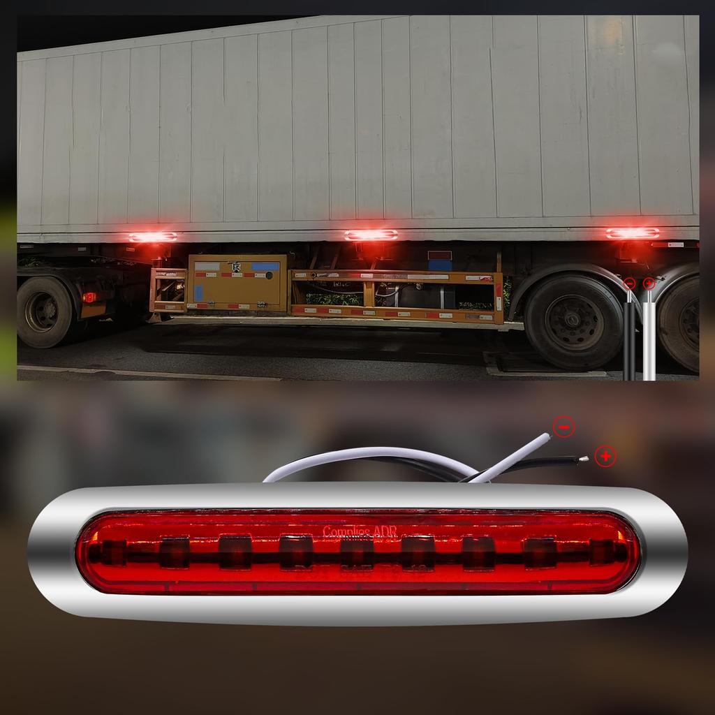 Ygmylandbb Side Marker Lamp, 9 LED Lights, Truck, Trailer, Bus, Car Width Light, Shoulder