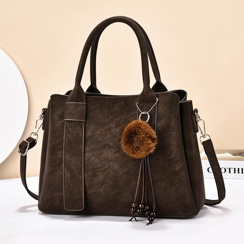 IELGY Retro Fashion Handbag Large Capacity Commuter Messenger Bag