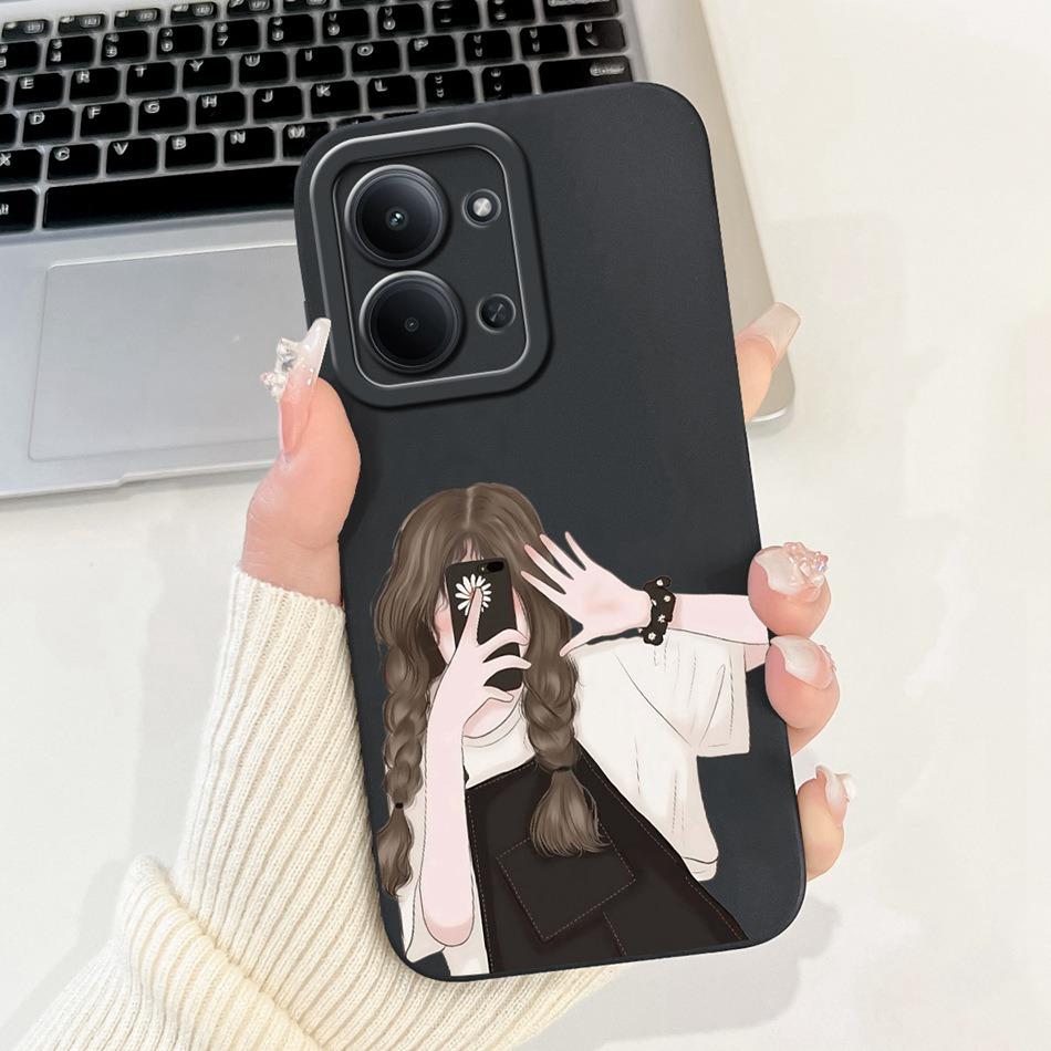 Для Xiaomi Poco C85 4G Милый Кролик Кошка Мультяшный Чехол Для Poco C85 C 85 4G Ударопрочный Мягкий Силиконовый Чехол