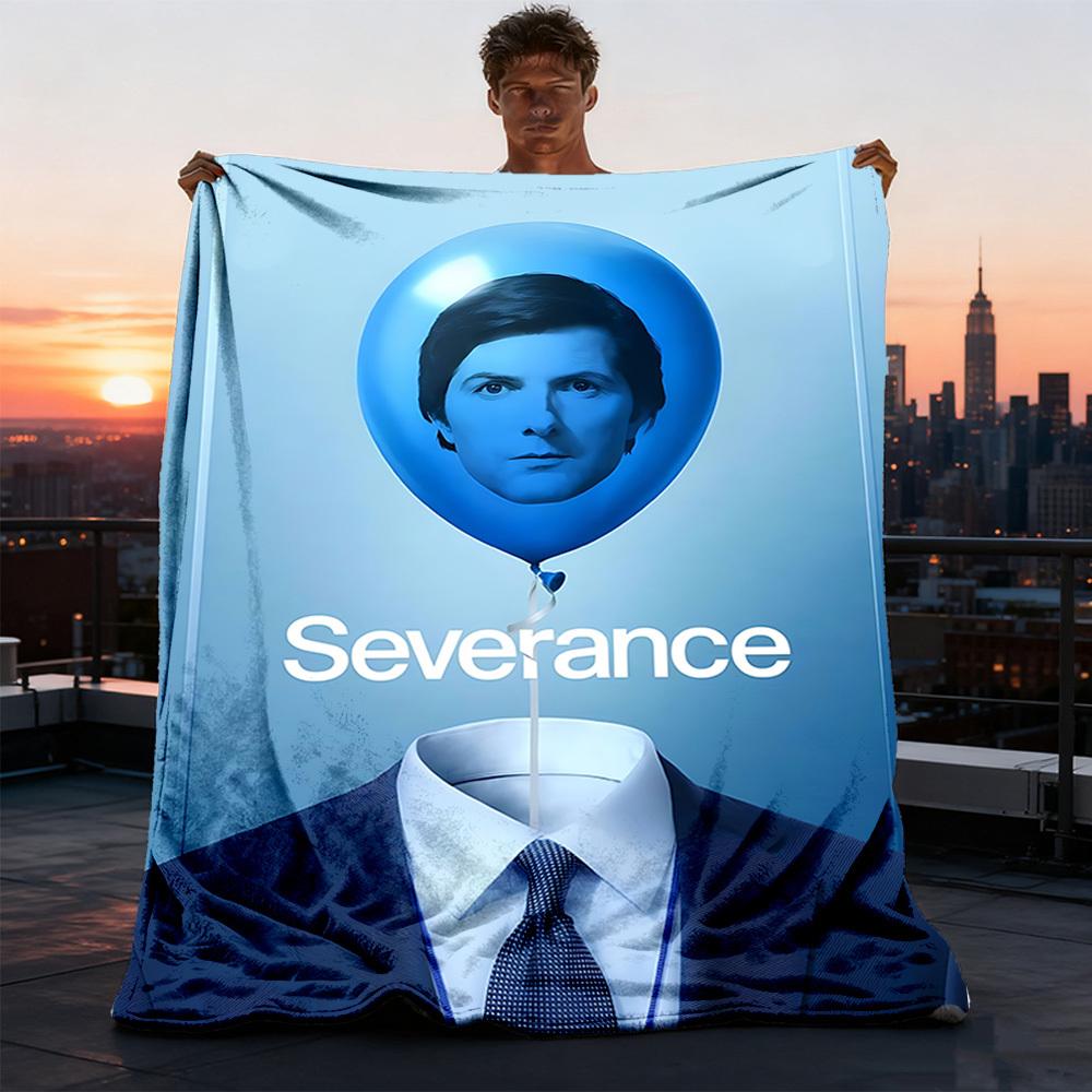 1 шт. Плед Severance из фланели для улицы, мягкий, уютный, теплый, для всех сезонов, можно стирать в машине,