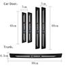 4pc Car Threshold Door Sill Protector Anti Scratch Car Accessories For Volvo XC90 V90 V60 XC60 V40 S80 S60 S90 C40 XC40 V70 XC70
