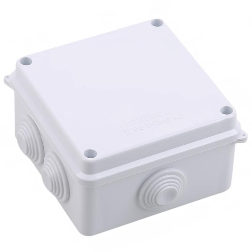 ABS Waterproof Junction Box White Outdoor 1Pc Sealed Universal Electrical Project Box