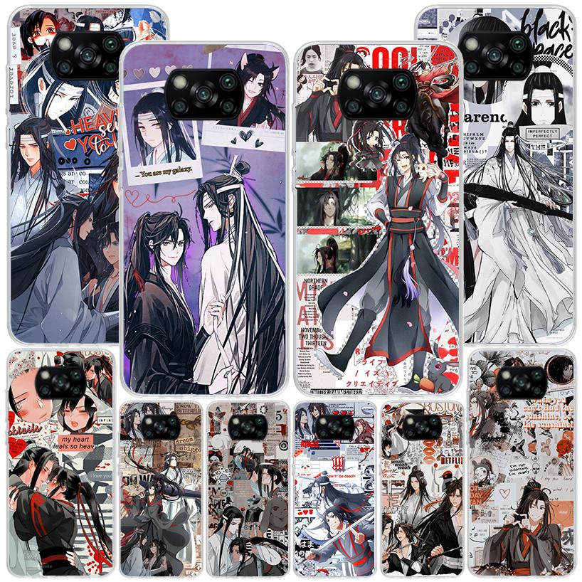 Mo Dao Zu Shi MDZS Манга Чехол для телефона Xiaomi Poco X5 X6 X7 Pro X4 Gt F7 Ultra M8 M7 Redmi 15C 15 13C 13 12C 12 Уникальный чехол Co