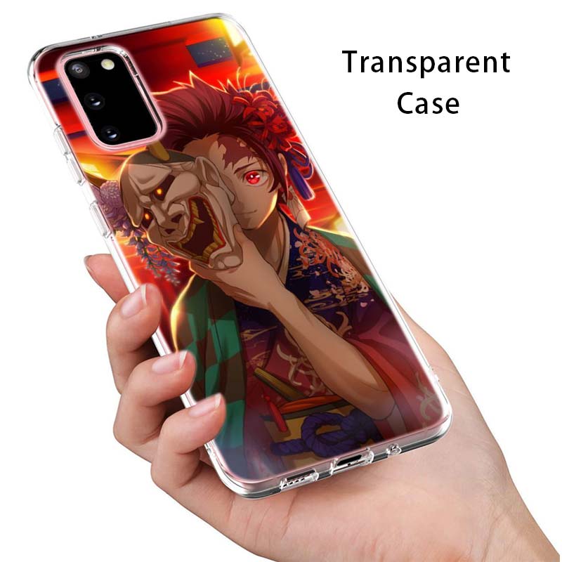 Demon Slayer Kimetsu No Yaiba For Samsung Galaxy S22 Pro S21 S20 FE Ultra S10 S10E Lite S9 S8 Plus S7 S6 Edge Soft Phone Case