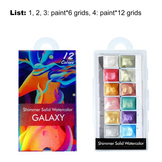 Yousheng Watercolor Nail Solid Paint Перламутровая легкая пигментная краска для ногтей с блестками для женщин