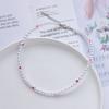 Simple Fashion Heart Pattern Elegant Choker Jewelry Clavicle Chain Couple Gift Pearl Beads Necklace