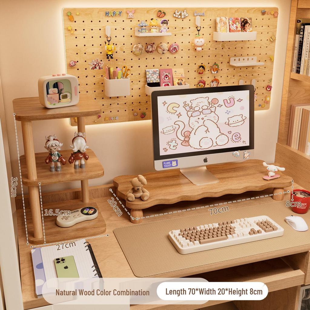 Настольная подставка для монитора и кронштейн для клавиатуры