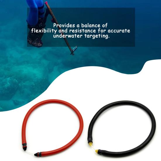 68Cm Spearfishing Latex Band Kit High-Elasticity Rubber Strap For Underwater