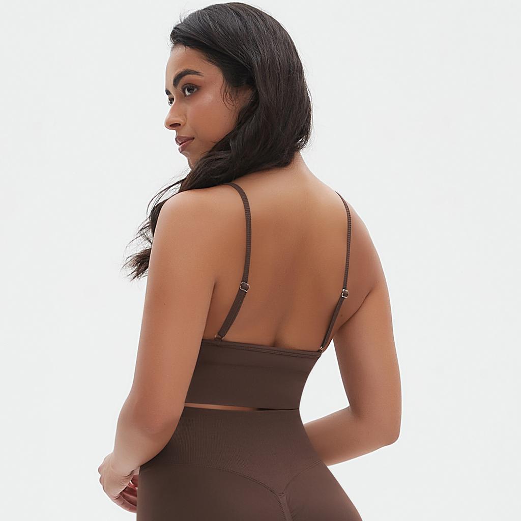 Auroth Женский быстросохнущий жилет для йоги с открытой спиной, нижнее белье для фитнеса, бесшовный спортивный топ для бега