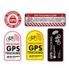 Наклейка с сигнализацией GPS слежения, светоотражающая наклейка с предупреждением о велосипеде, противоугонная наклейка для мотоцикла, скутера, автомобиля, предупреждение