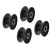 PATIKIL 120 мм Пластиковые пустые бобины для плетения проволоки для цепочки Черные бобины, 4 шт., Катушки, Лента, Вышивка, Шитье,