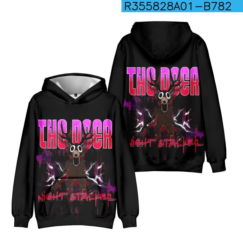 99 Nights In The Forest 3D Game Hoodie Adult Kids Unisex Graphic Pullover For Gamers Teens Children's Halloween Party Cozy Gift