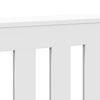 White Radiator Cover 205 x 21.5 x 83.5 cm Wood Based Material